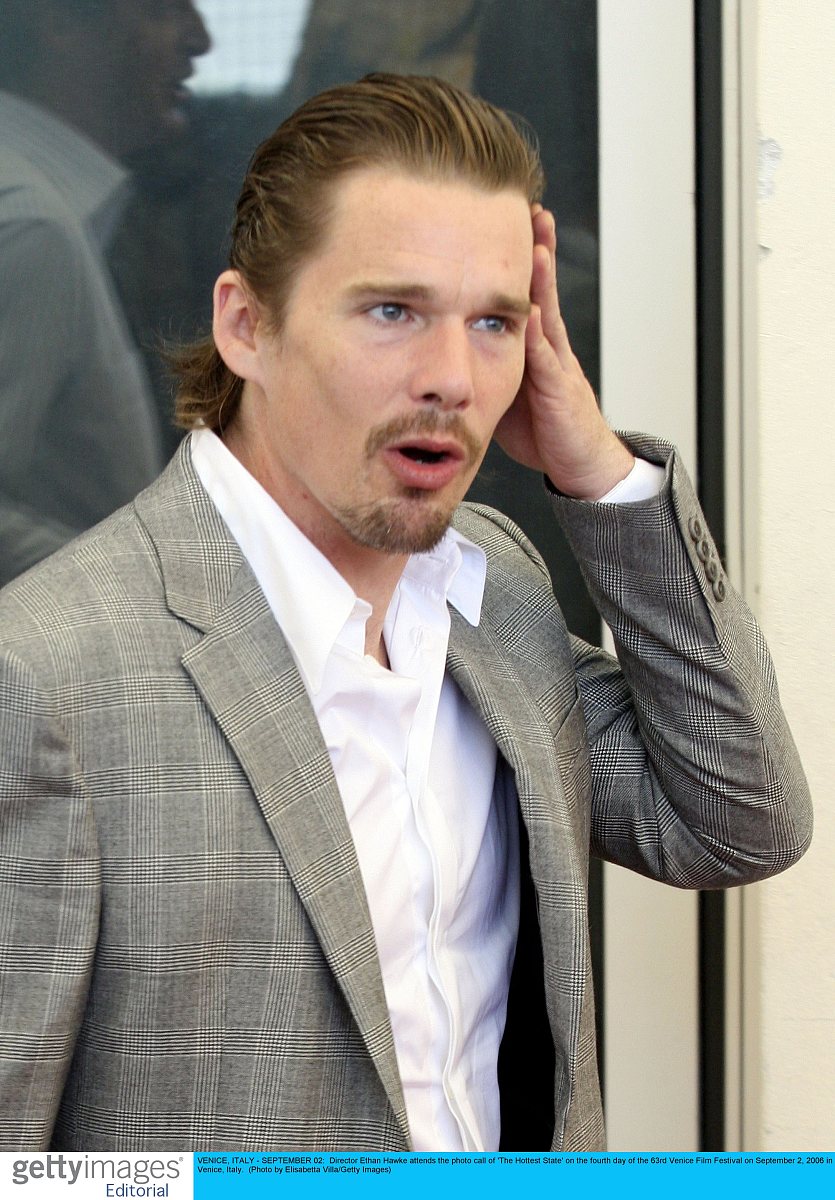 venice, italy - september 02:  director ethan hawke attends the 
