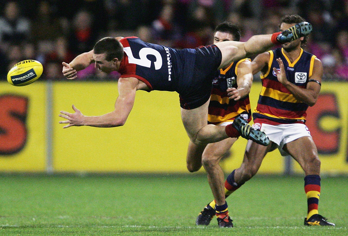 melbourne, australia - may 6: brock mclean #5 for the demons in 