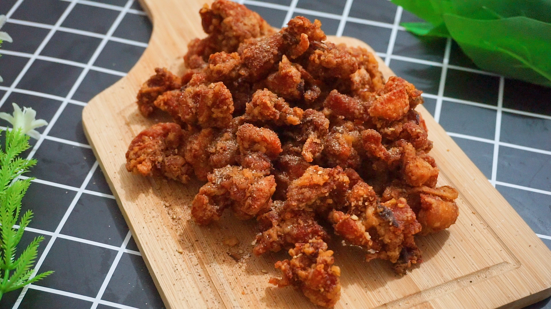 大厨教你在家做盐酥鸡,金黄酥脆比饭馆的好吃,再也不用点外卖了