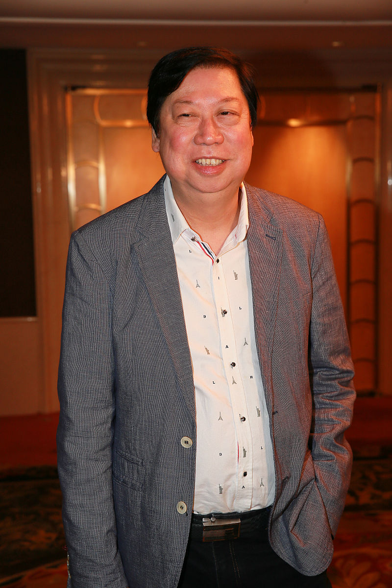 2017年4月11日,香港, 电视剧《翡翠骑士》香港发布会.