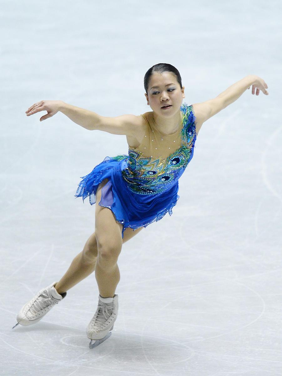 2013年4月13日,日本东京,2013国际滑联花样滑冰团体世界杯第3日,中国