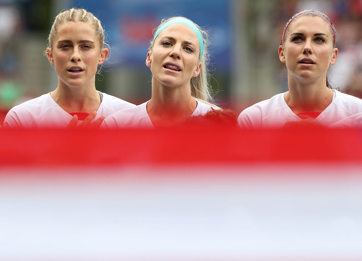 2019年6月24日,法国,2019法国女足世界杯1/8决赛,西班牙1-2美国.reims