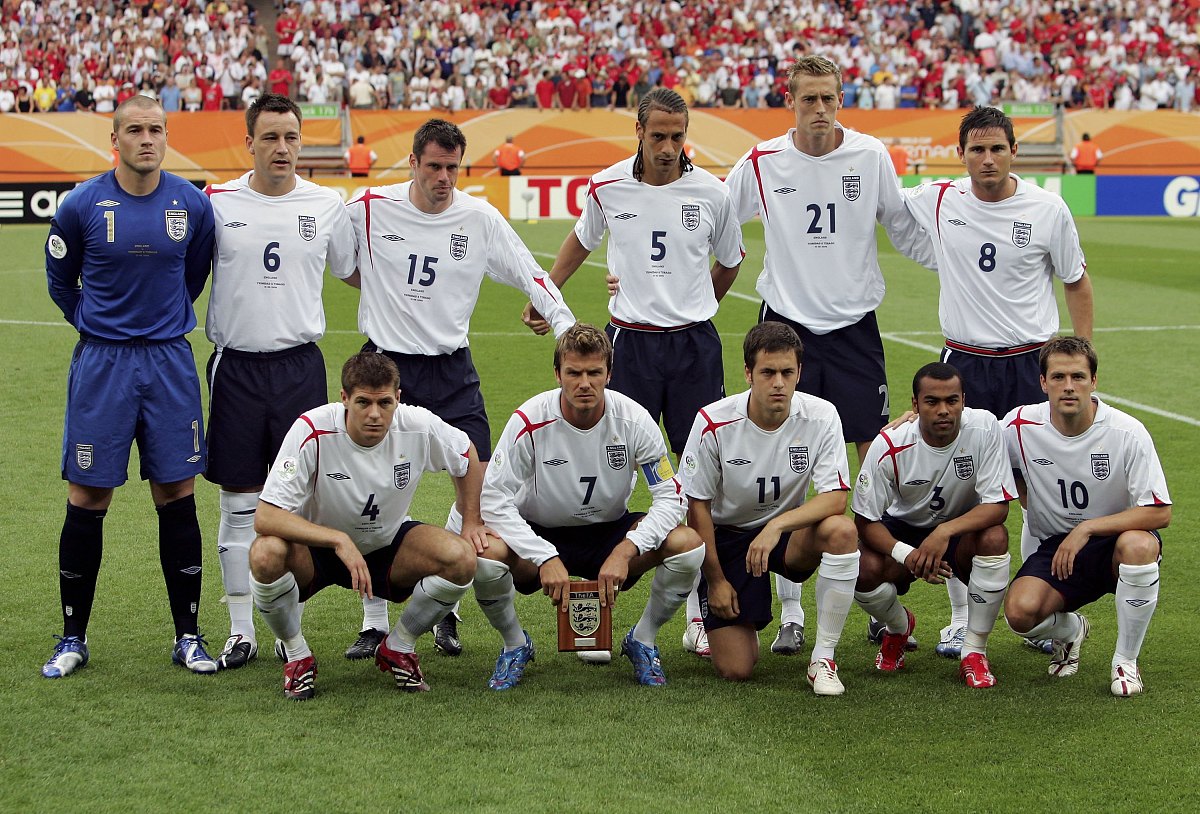 2006年6月15日,世界杯b组,英格兰2-0击败特立尼达和多巴哥.英格兰队首