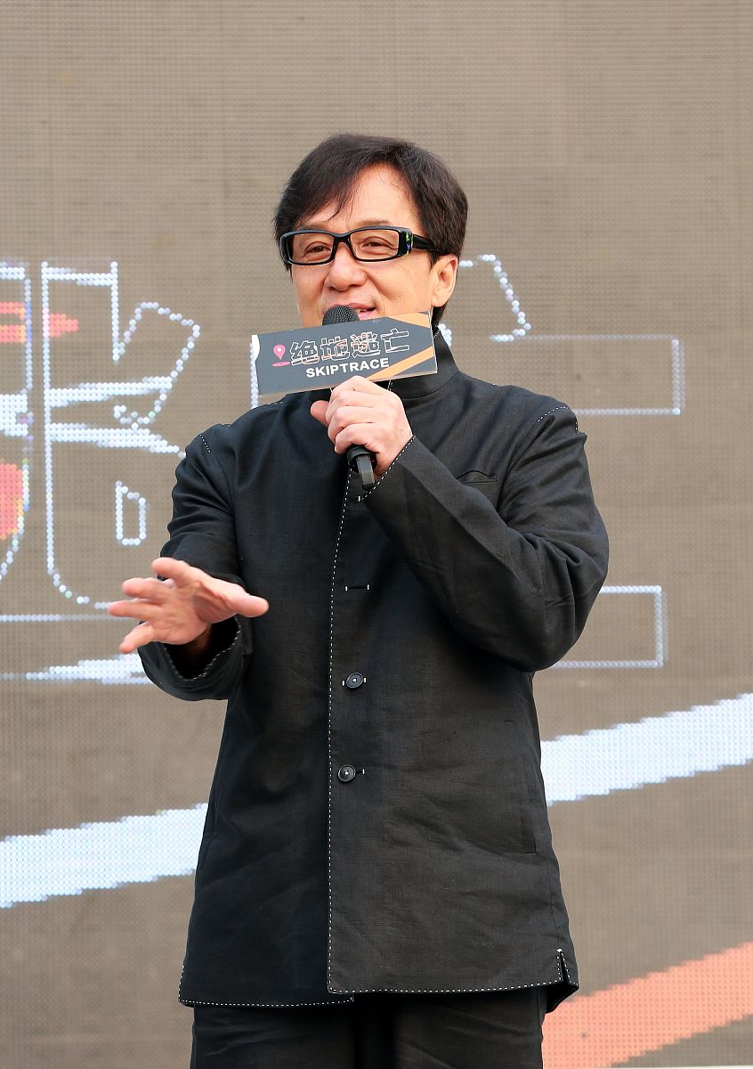 2014年10月23日,北京,电影《绝地逃亡》举办发布会.
