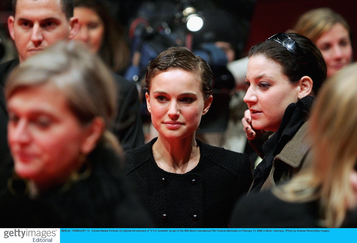berlin - february 13:  actress natalie portman (c) attends the p