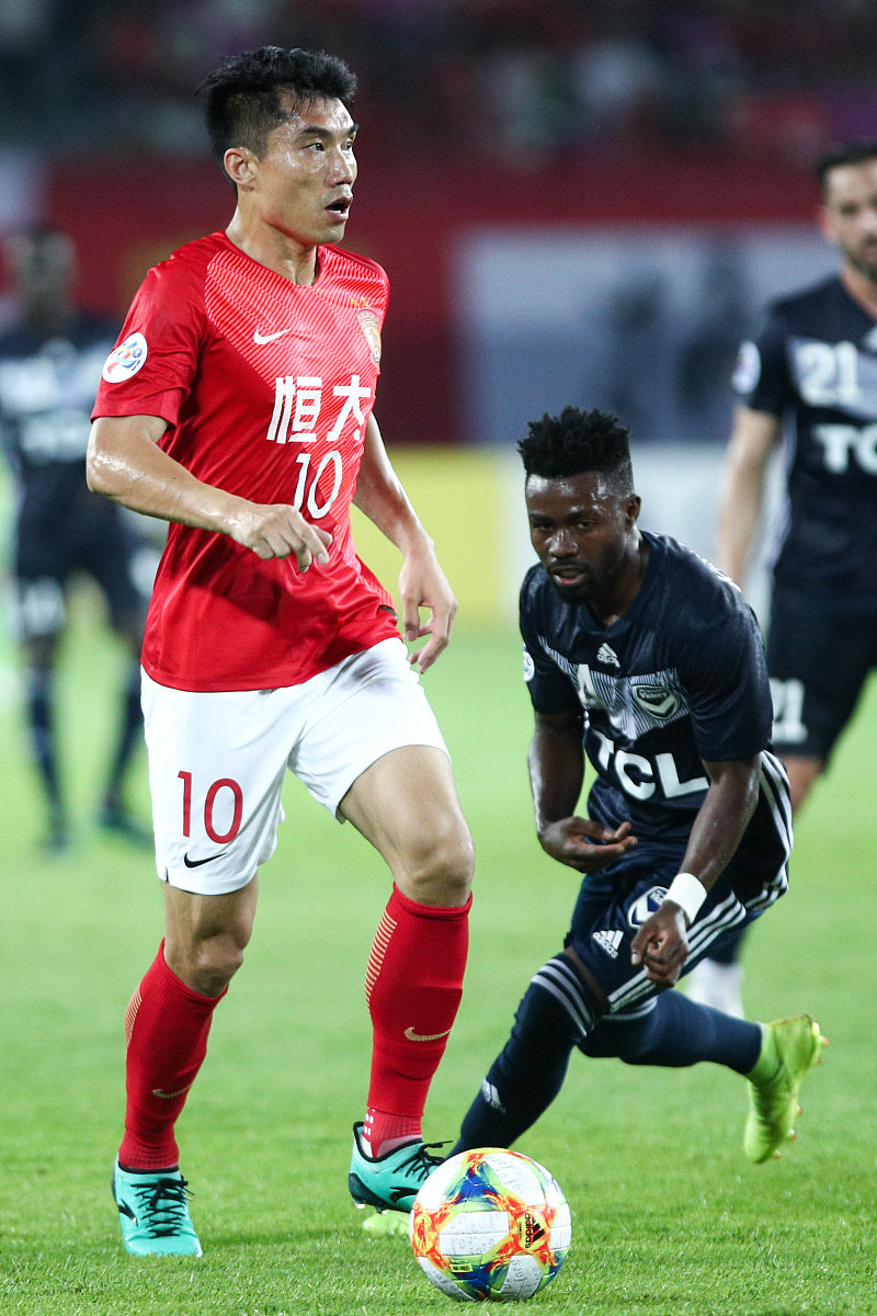 2019年4月10日,广东广州,2019亚冠小组赛f组,广州恒大淘宝4-0墨尔本胜