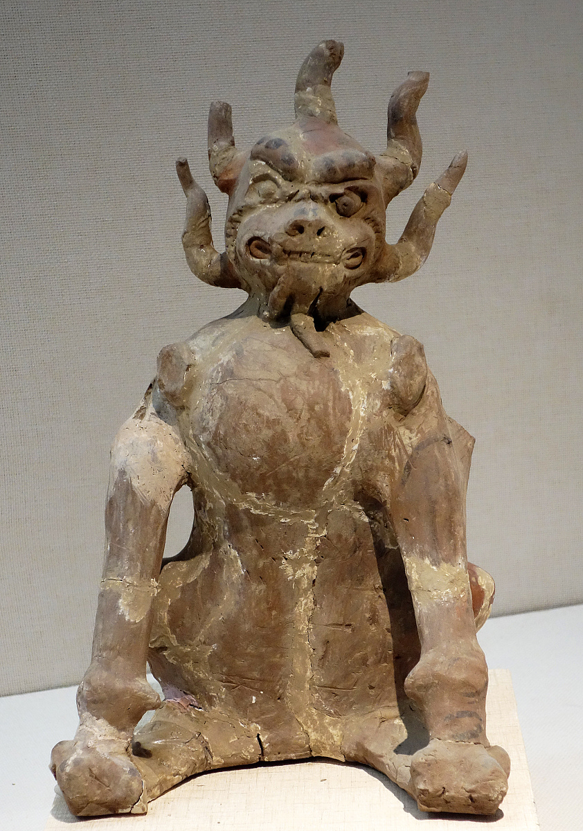 ***_***2017年07月18日,镇墓兽俑,唐代,固原县南塬开发区隋唐墓出土,