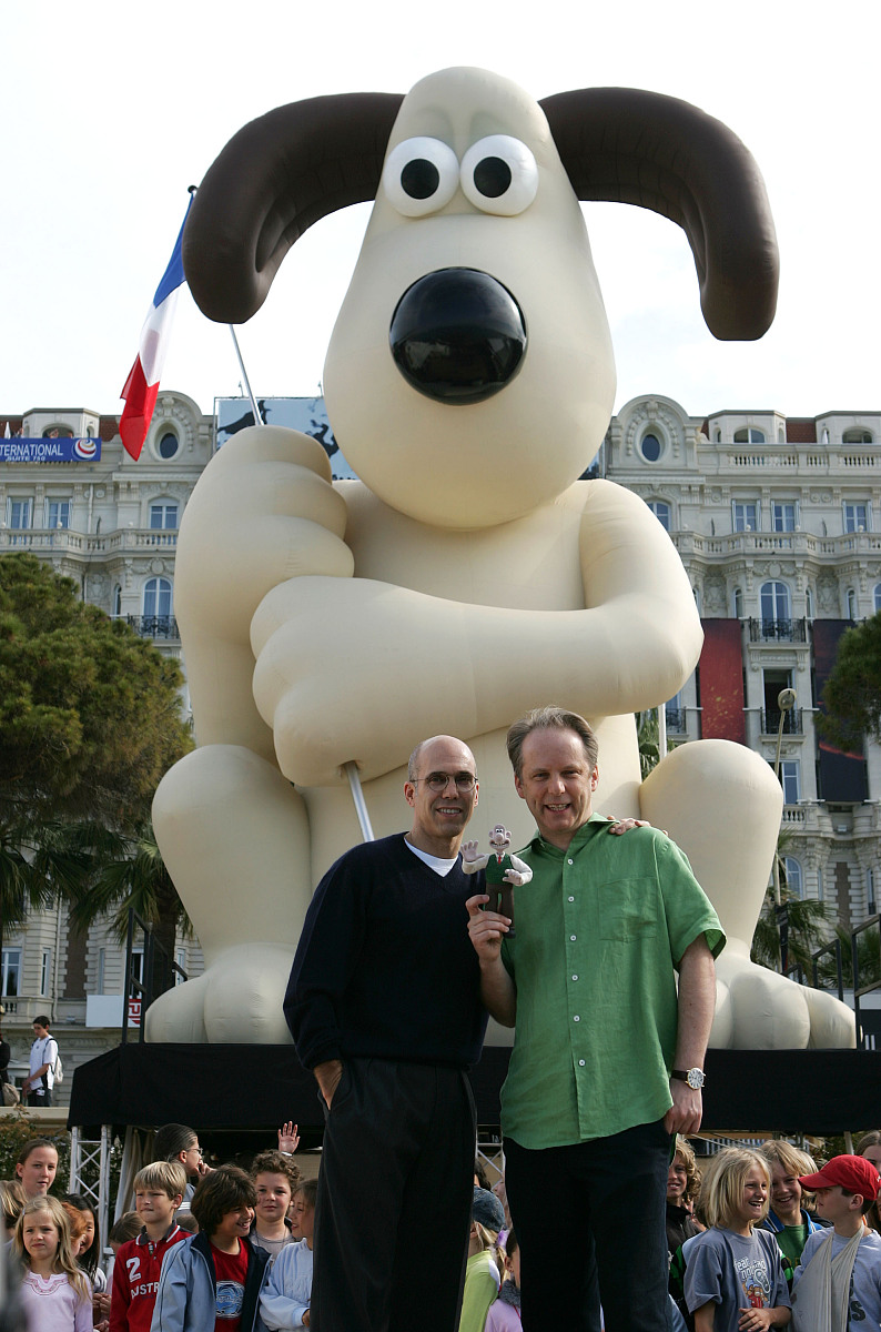 2005年5月12日,法国戛纳,第58届戛纳国际电影节,导演nick park出席动