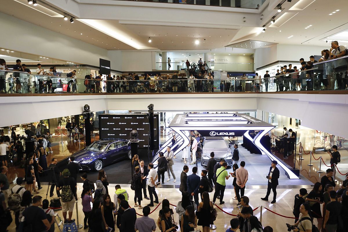 2018年9月14日,香港,苟芸慧出席lexus新车发布会.日本豪华汽车品牌lex