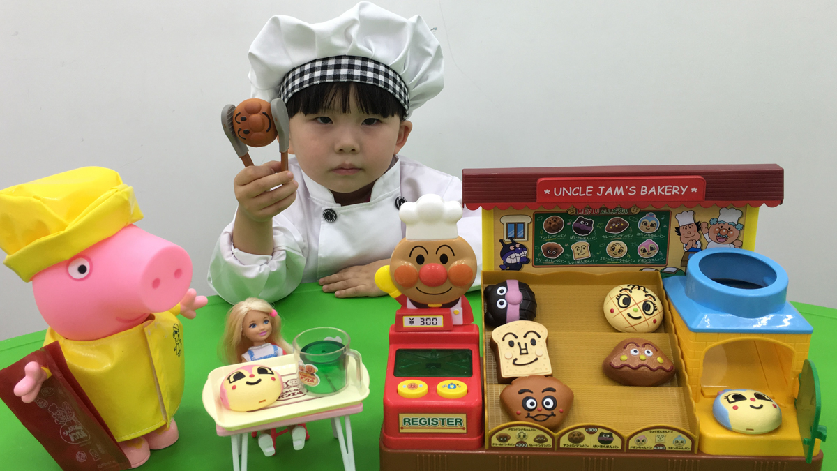 面包超人厨房玩具,亲子互动故事 苏菲娅玩具