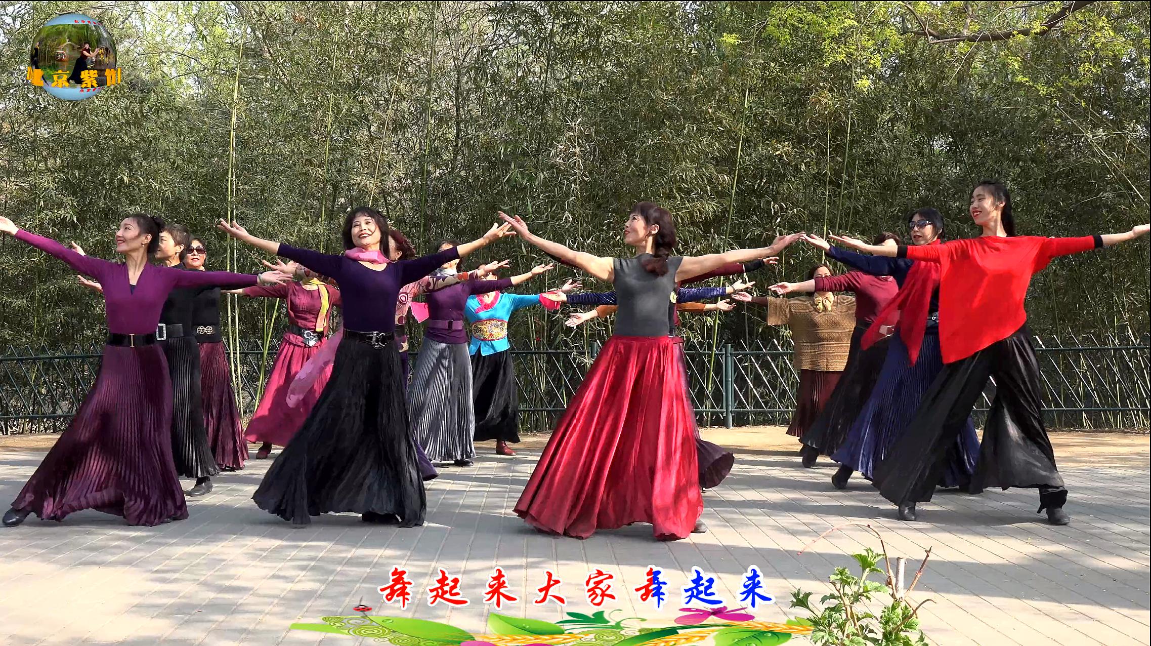 紫竹院广场舞《舞动中国》，激情四射，气势磅礴！