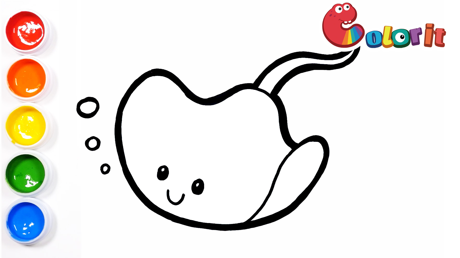 画一画海洋里优雅的“飞行者”——鳐鱼