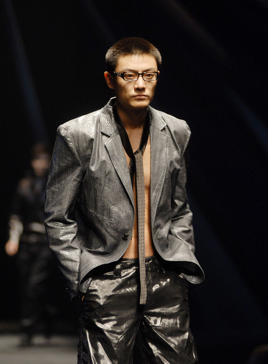 2008年11月8日,北京,中国国际时装周(2009春夏),"大宇"何建华时装发布