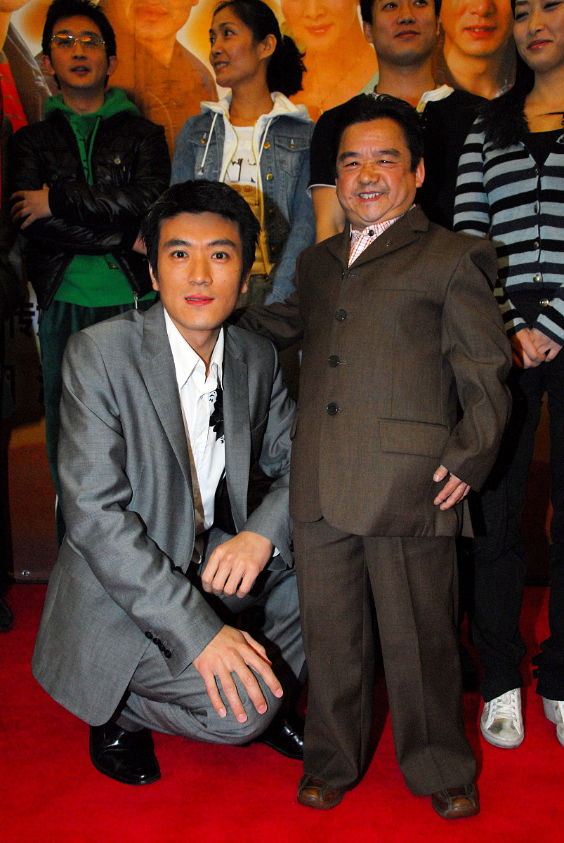 杨子与特型演员陈三木亲密合影.+++_+++愚公移山,杨子,