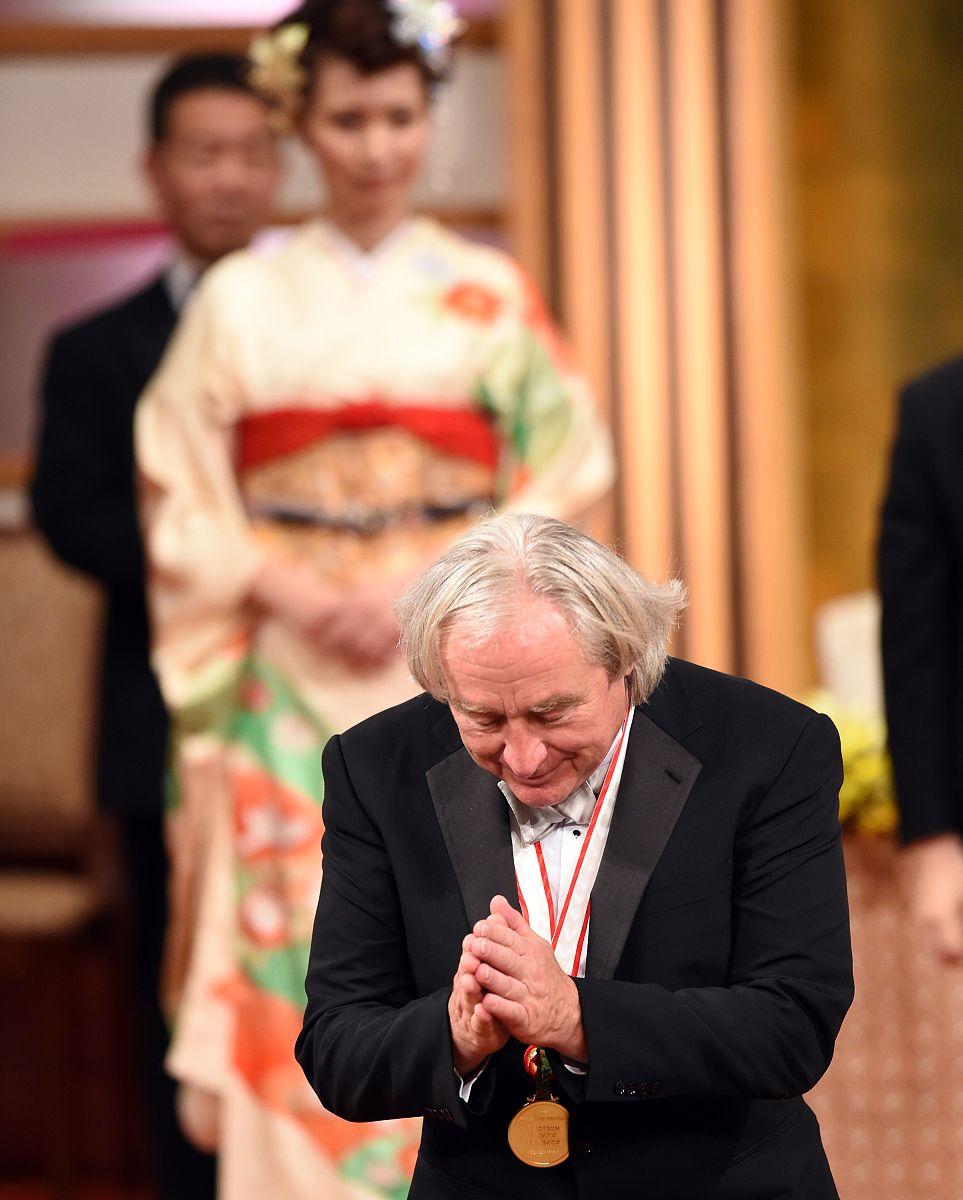 当地时间2014年10月15日,日本东京,第26届日本皇室<strong>世界</strong>文化奖颁奖典礼