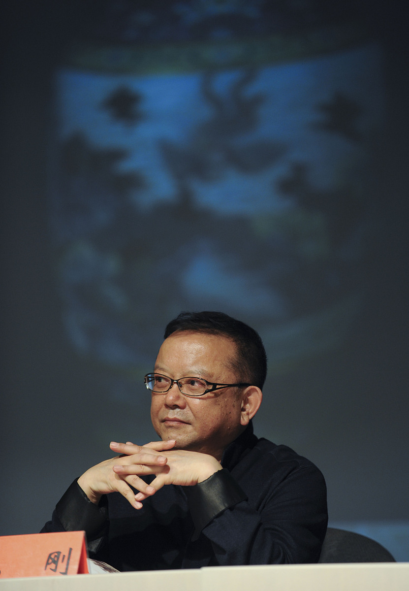 2010年9月27日,北京,首届世界华人典藏大展举行展前发布会.***_***王