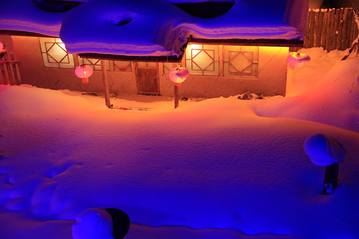 2017年01月06日,位于吉林省临江市花山镇20公里外的松岭雪村,海拔1200