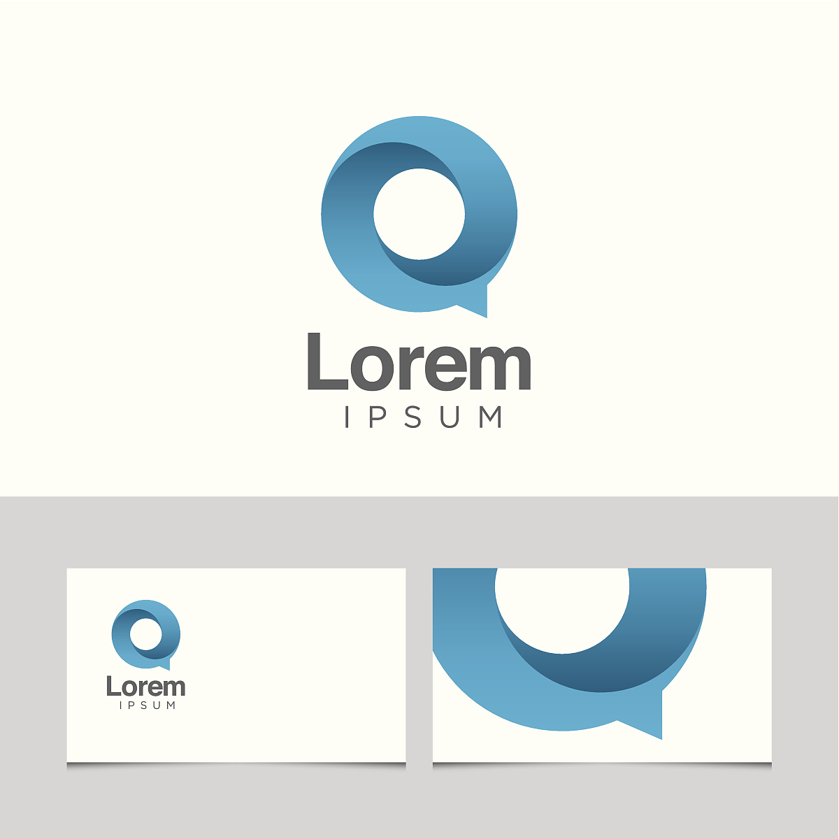 logo design element with business card template