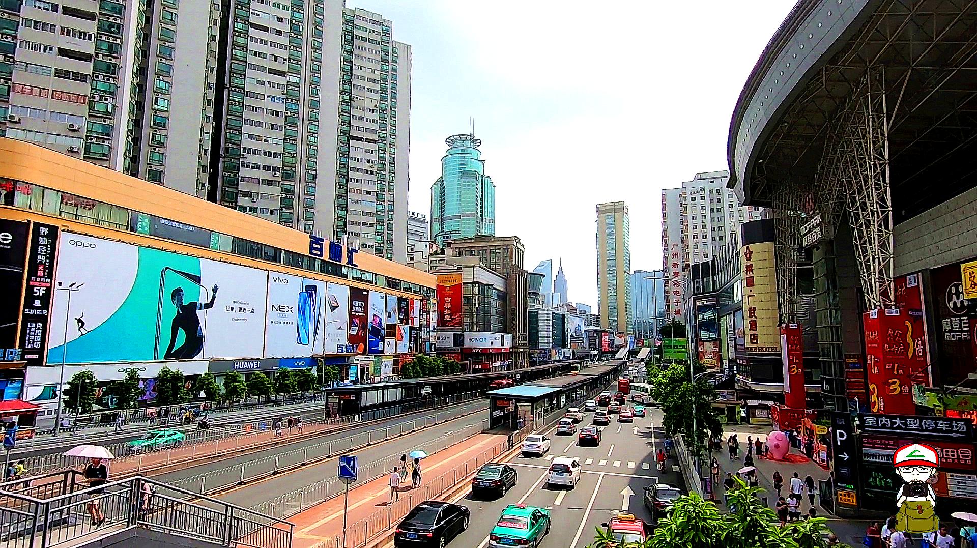 [图]广州天河,站在天桥看广州的城市建设,太繁华了