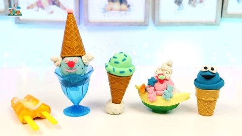 橡皮泥制作奶油蛋糕冰淇淋甜点玩具