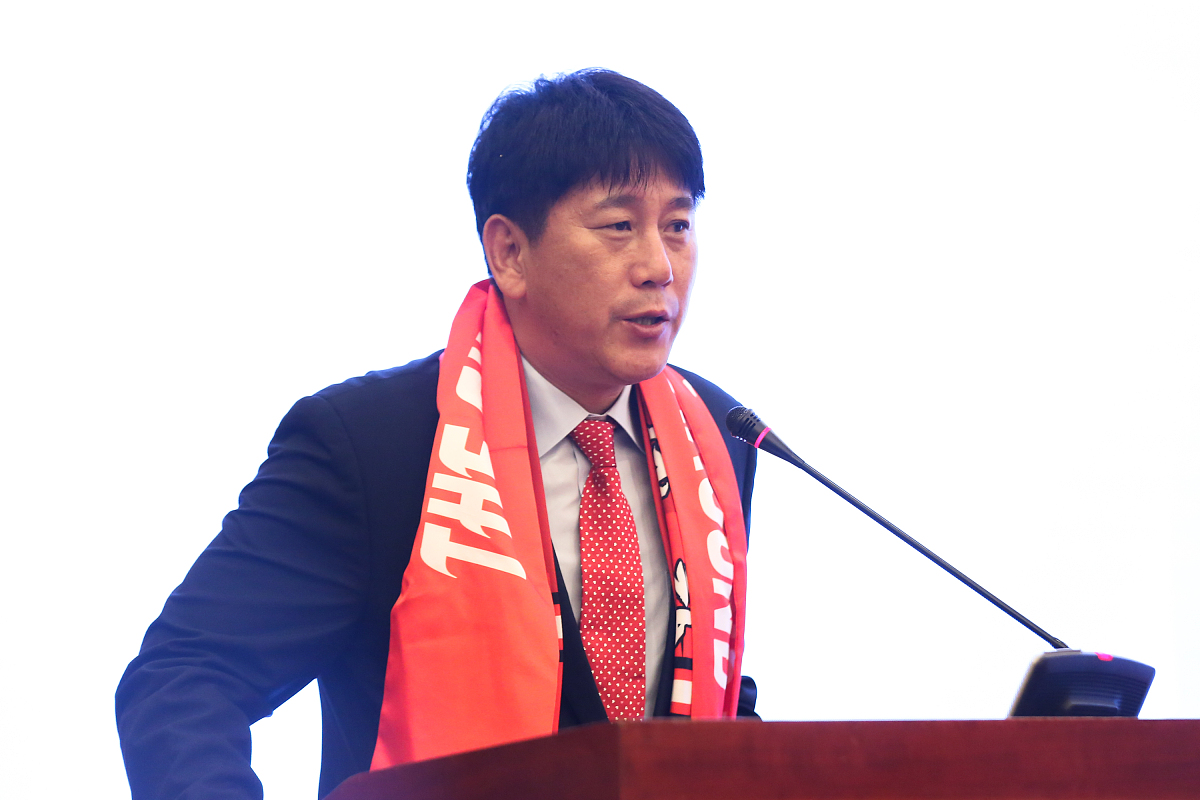 2018年10月30日,吉林延吉,2018中甲,延边富德举行欢送仪式送别主教练.