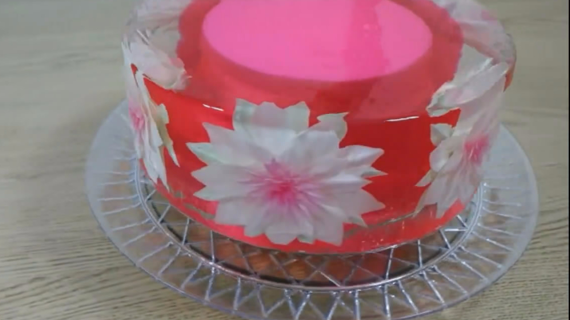 有着3D效果的果冻蛋糕,这手艺没谁了!