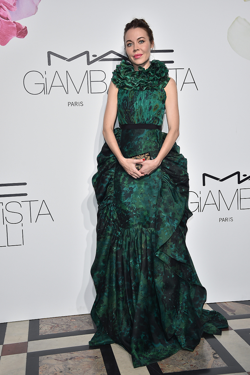 2015年7月7日讯,巴黎,当地时间7月6日,明星参加 m.a.c与giambattista 