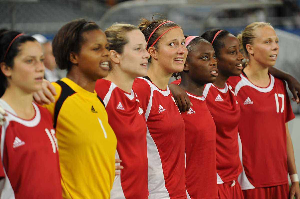 2008年8月15日,上海体育场 ,奥运足球女子1/4决赛第19场,美国vs加拿大