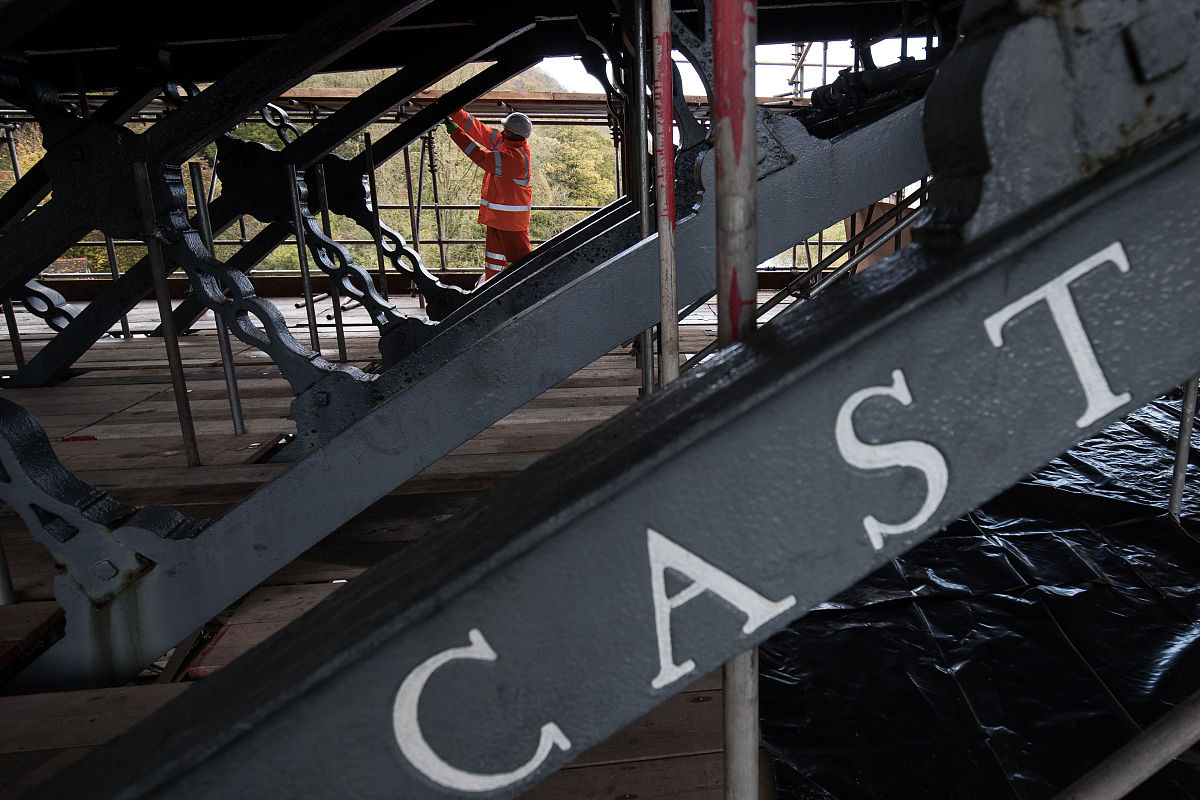 renovations start on the severn iron bridge