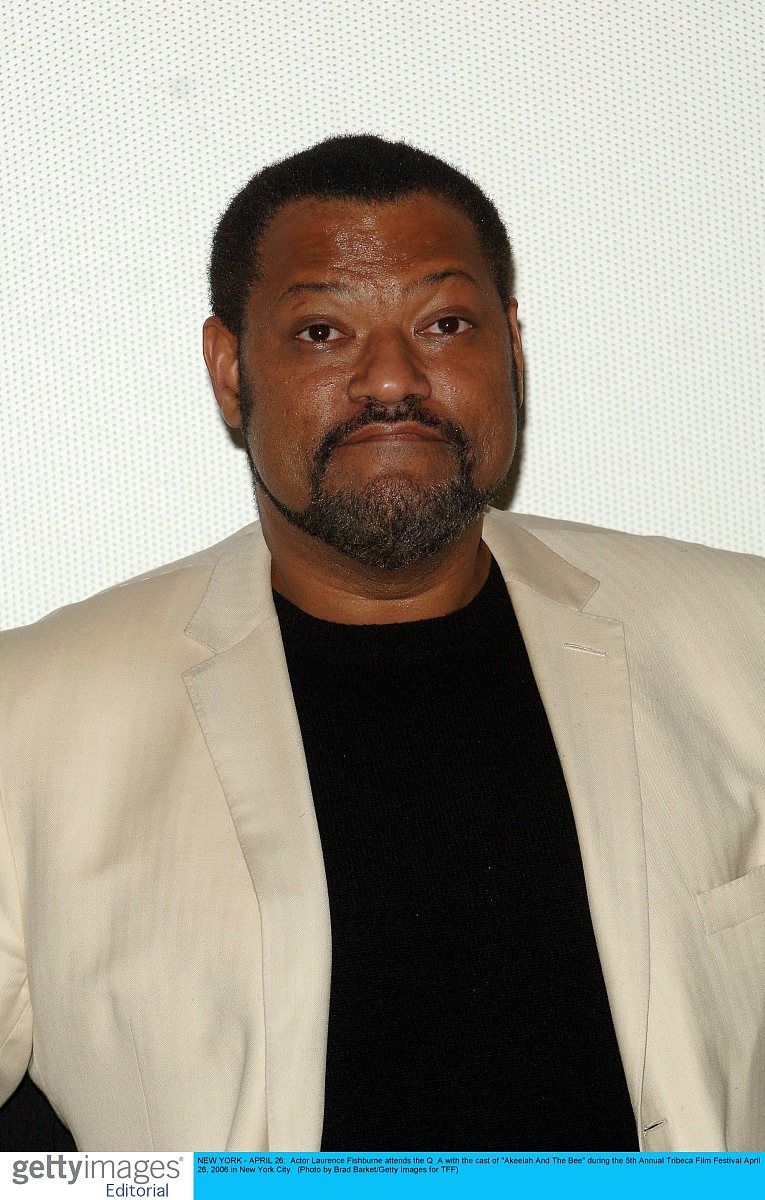 new york - april 26:  actor laurence fishburne attends the q & a