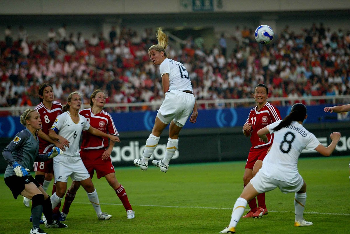 2007年9月15日,中国湖北武汉,2007女足世界杯d组小组赛,丹麦国家女子