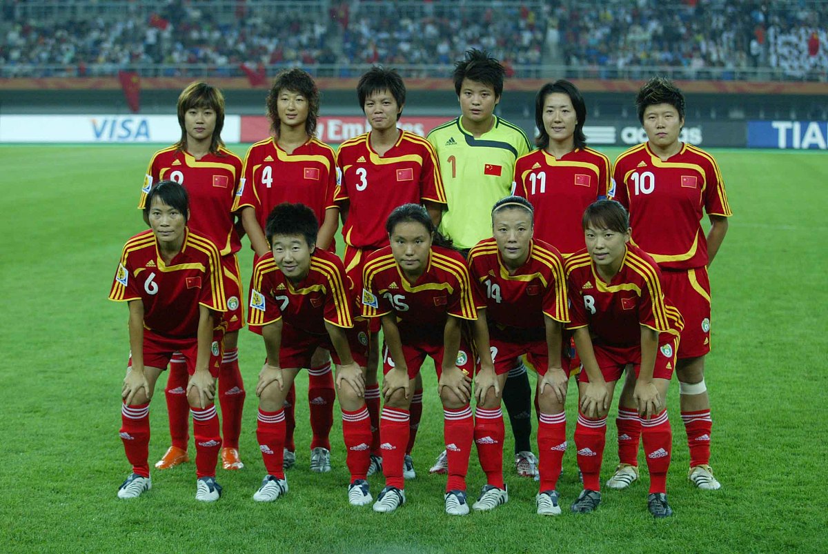 2007年9月20日,中国天津,2007女足世界杯d组比赛,中国国家女子足球队2