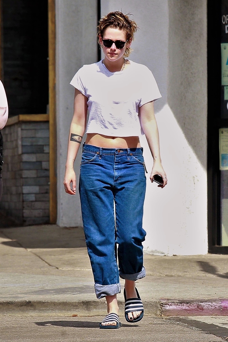 当地时间2018年3月9日,加州,"小k"克里斯汀·斯图尔特(kristen stewar