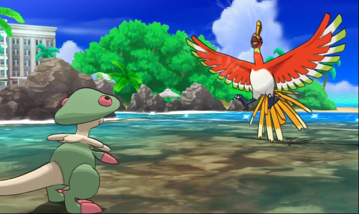 口袋妖怪究极之日,海滩区遇到了三圣兽之主凤王,最后手误打死了