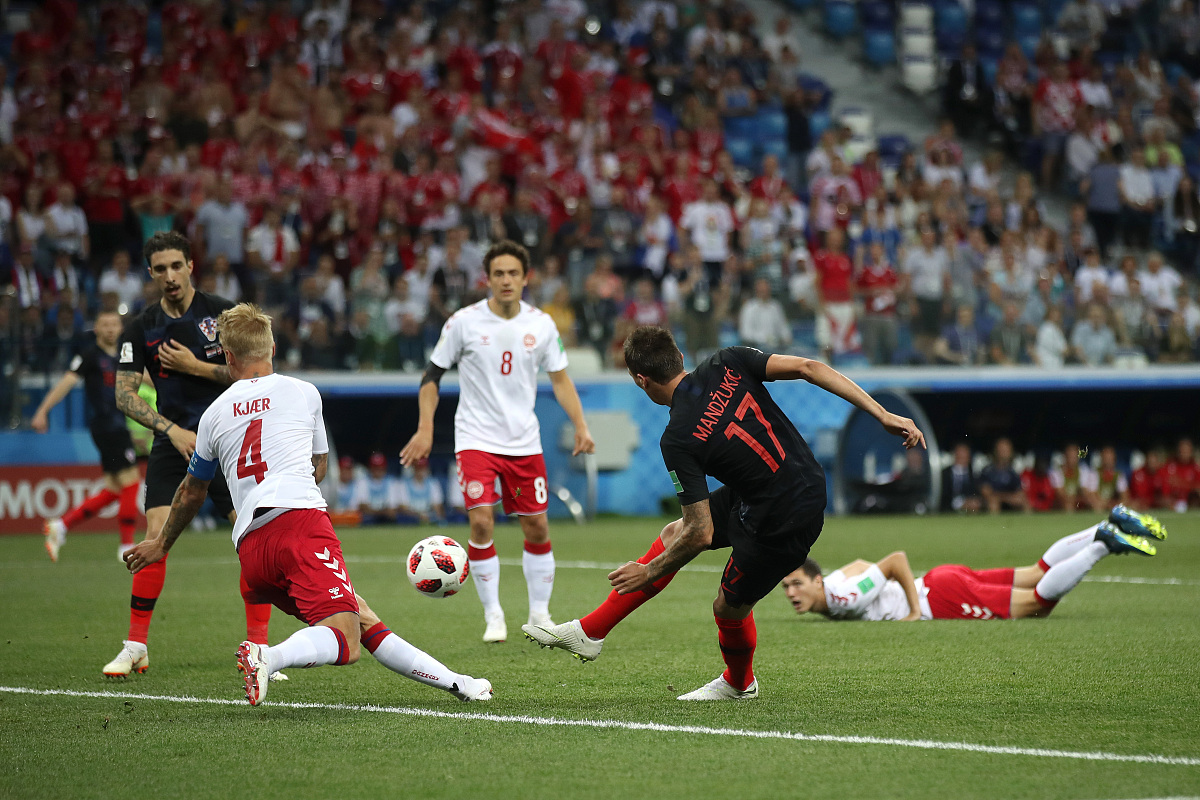 2018世界杯1/8决赛:克罗地亚4-3(点球3-2)丹麦