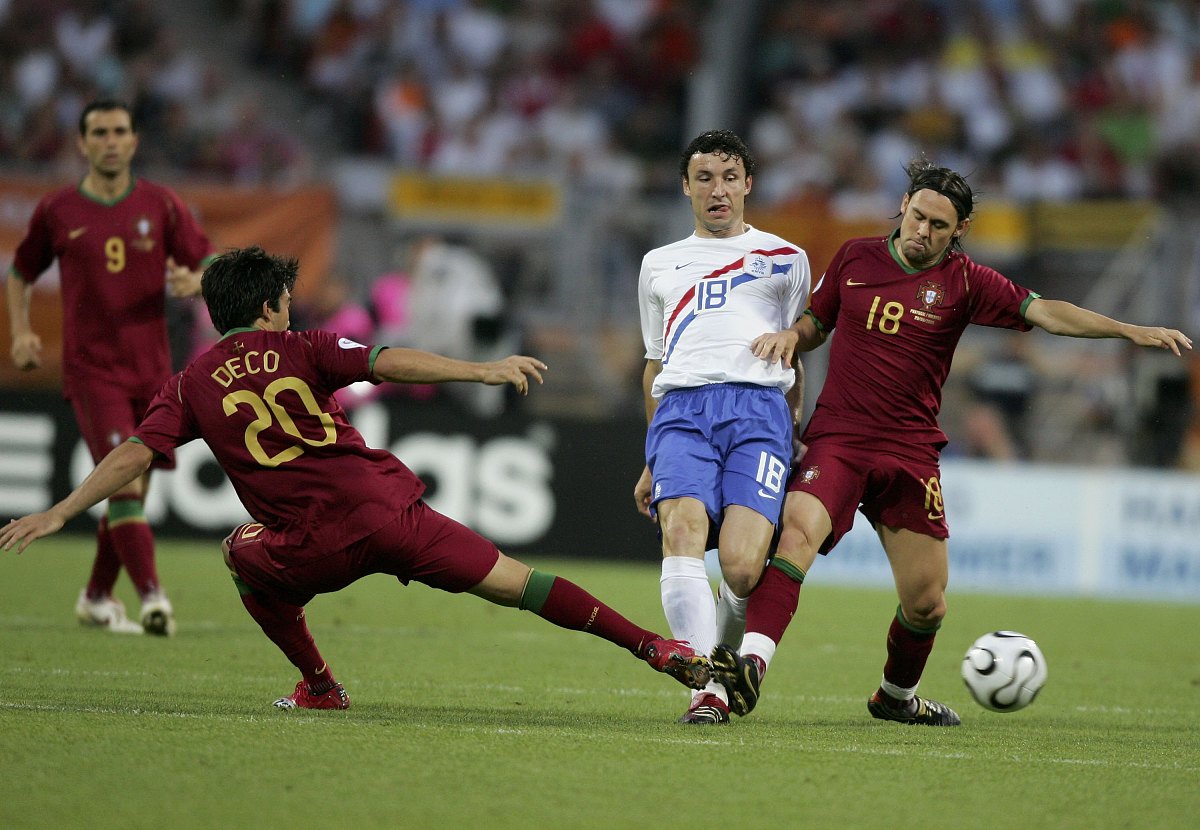 2006年6月25日,世界杯1/8决赛,葡萄牙vs荷兰.范博梅尔  nuremberg, ge