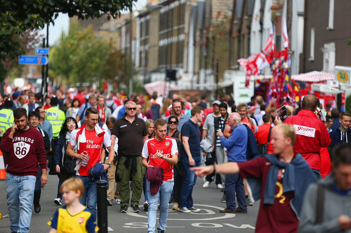 2014年8月16日,英国,14/15英超首轮,阿森纳2-1水晶宫.***_***london, 