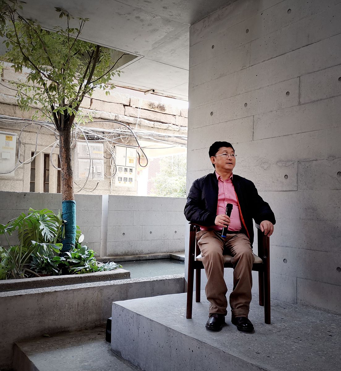 2020年1月4日,福建泉州.茅盾文学奖获得者阿来.