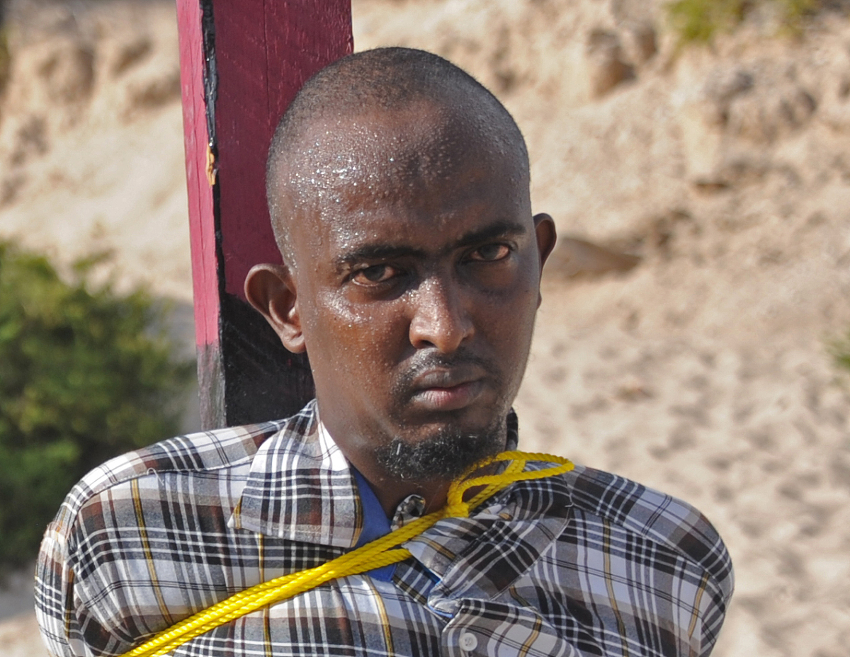 当地时间2016年4月9日,被指控<strong>谋杀</strong>索马里记者hindiyo haji mohamed的