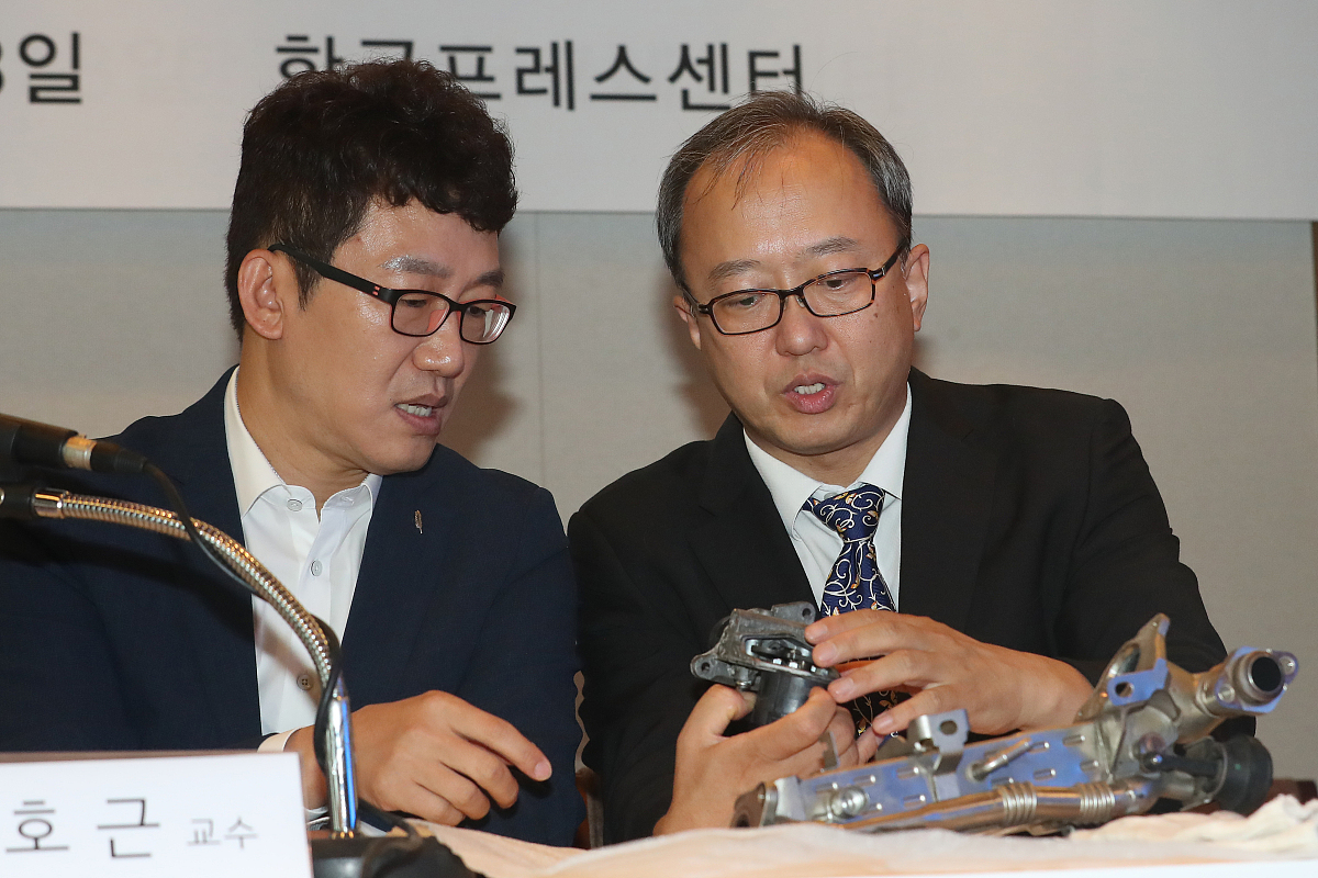 当地时间2018年8月28日,韩国首尔,韩国消费者协会诉讼支援团于当日下