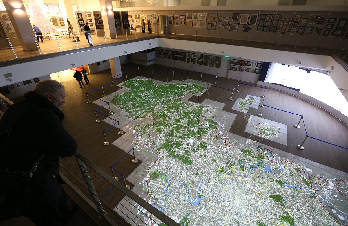 当地时间2014年12月25日,俄罗斯莫斯科,莫斯科城市开发和建设部推出交