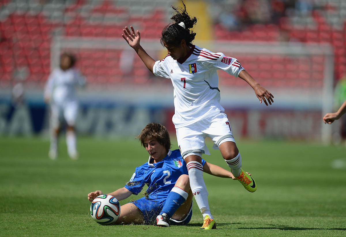 2014年4月4日,哥斯达黎加,2014u17女足世界杯季军战,委内瑞拉vs意大利