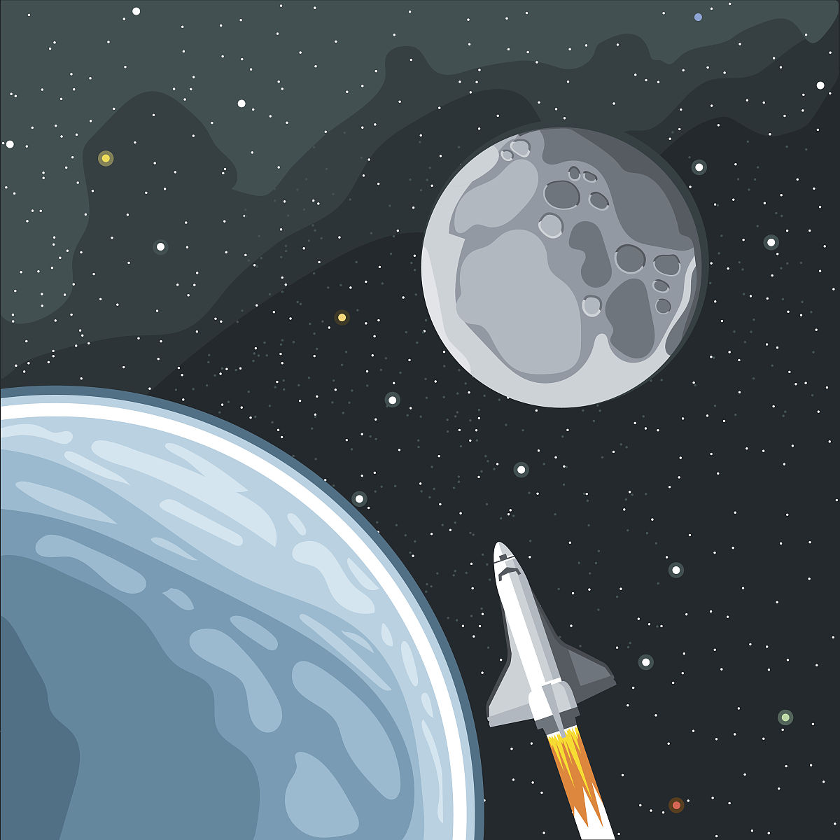 spaceship mission to moon