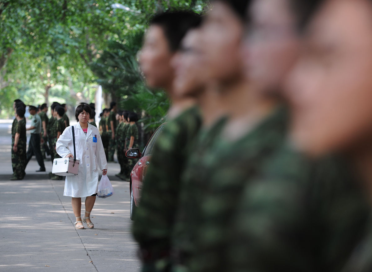 军训如何防止中暑
