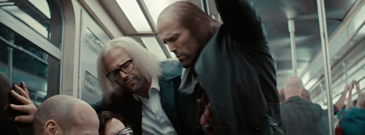 日前,美国洛杉矶,杰森·斯坦森(jason statham)拍摄<strong>广告</strong>.