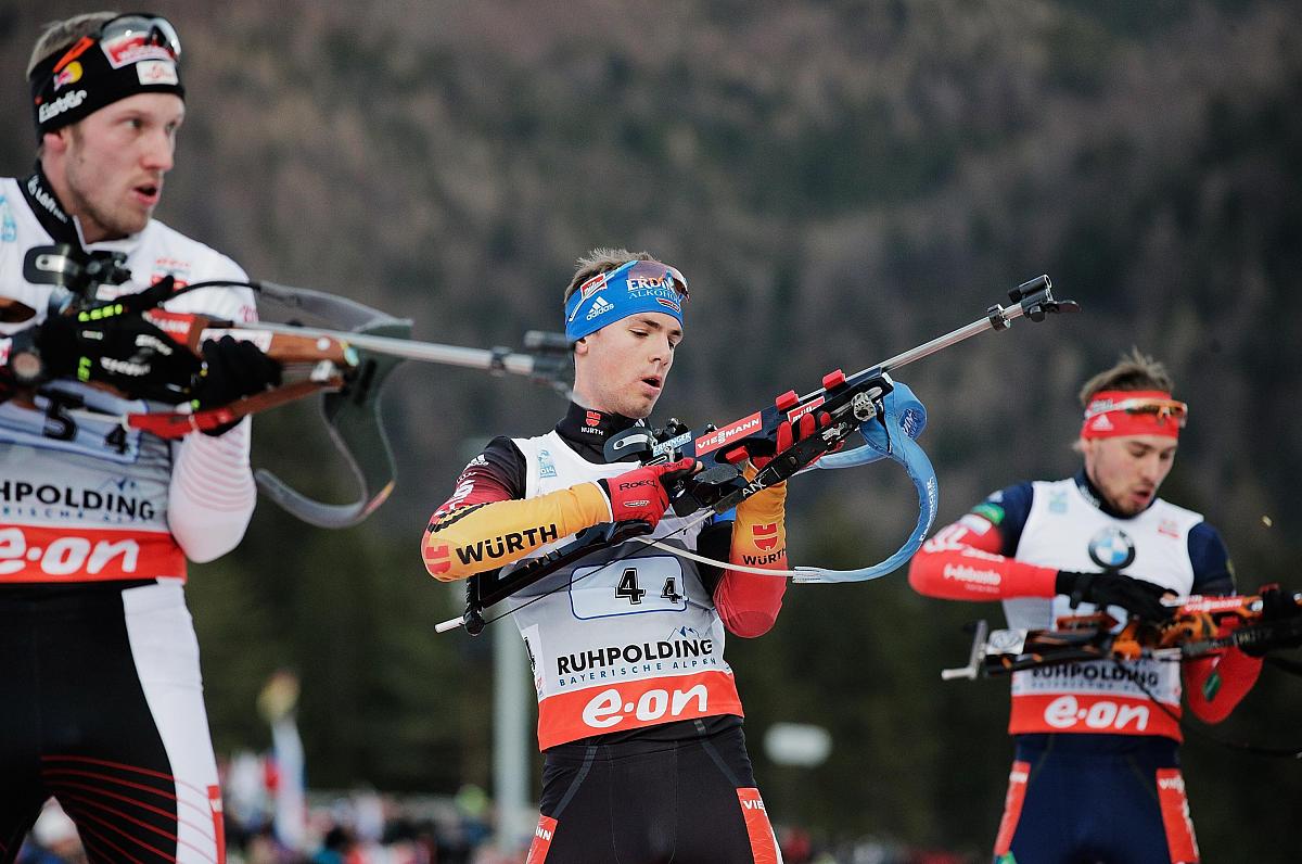 ruhpolding, germany - january 09:  simon schempp of germany prep
