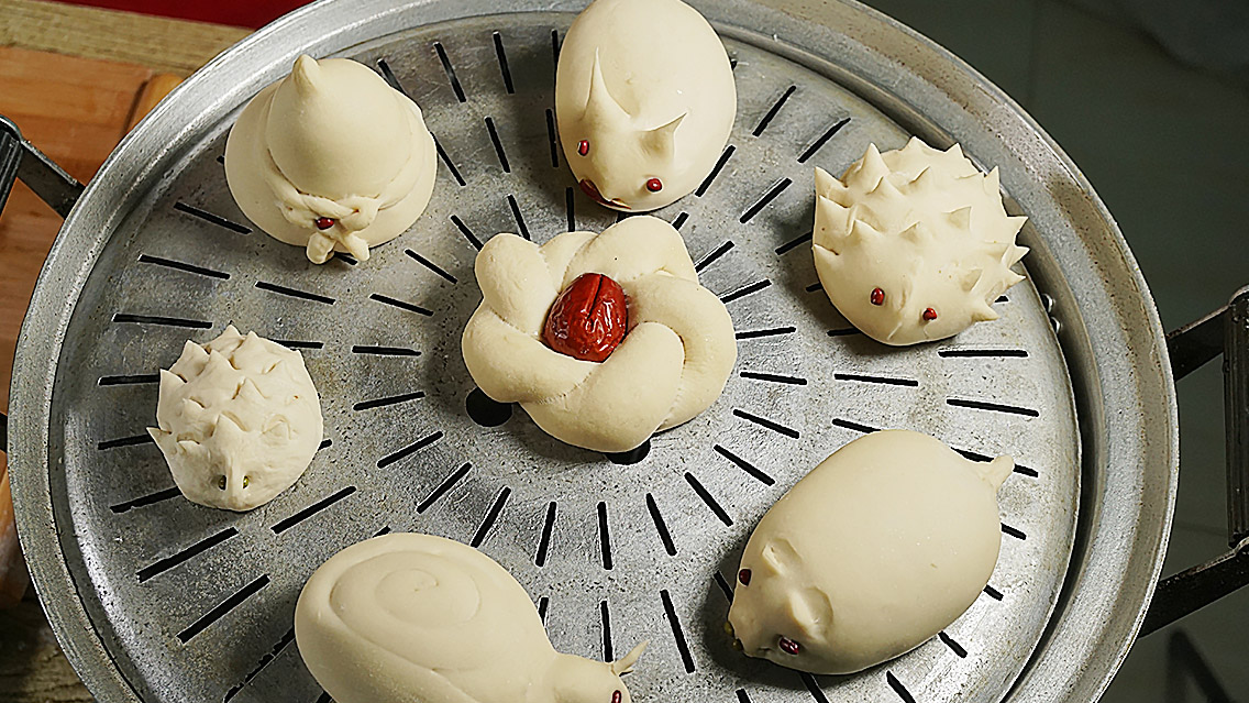 过年除了蒸馒头,再蒸几个花馍,年味一下就来啦,快来看看吧