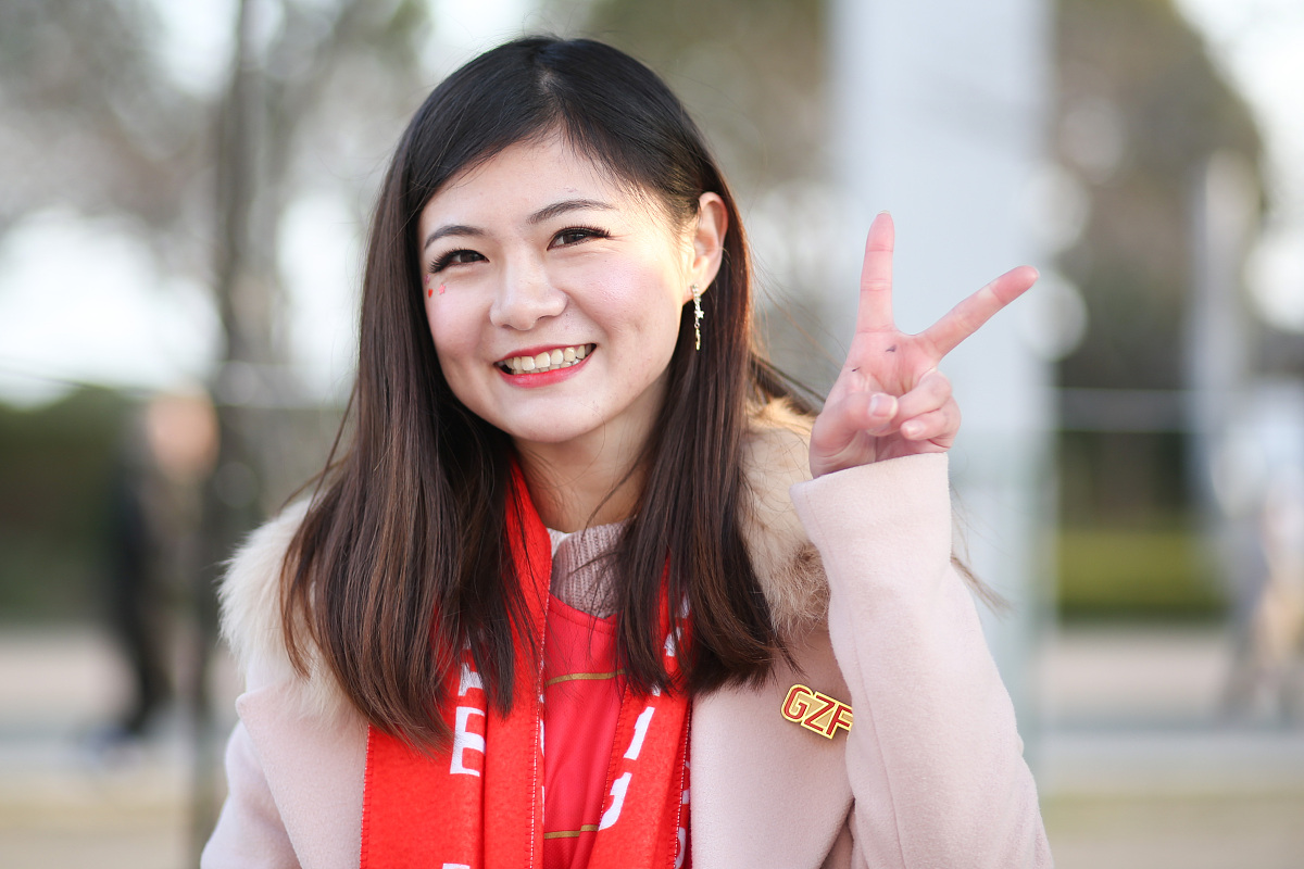 2018亚冠小组赛g组:大阪樱花vs广州恒大淘宝 恒大球迷场外集结