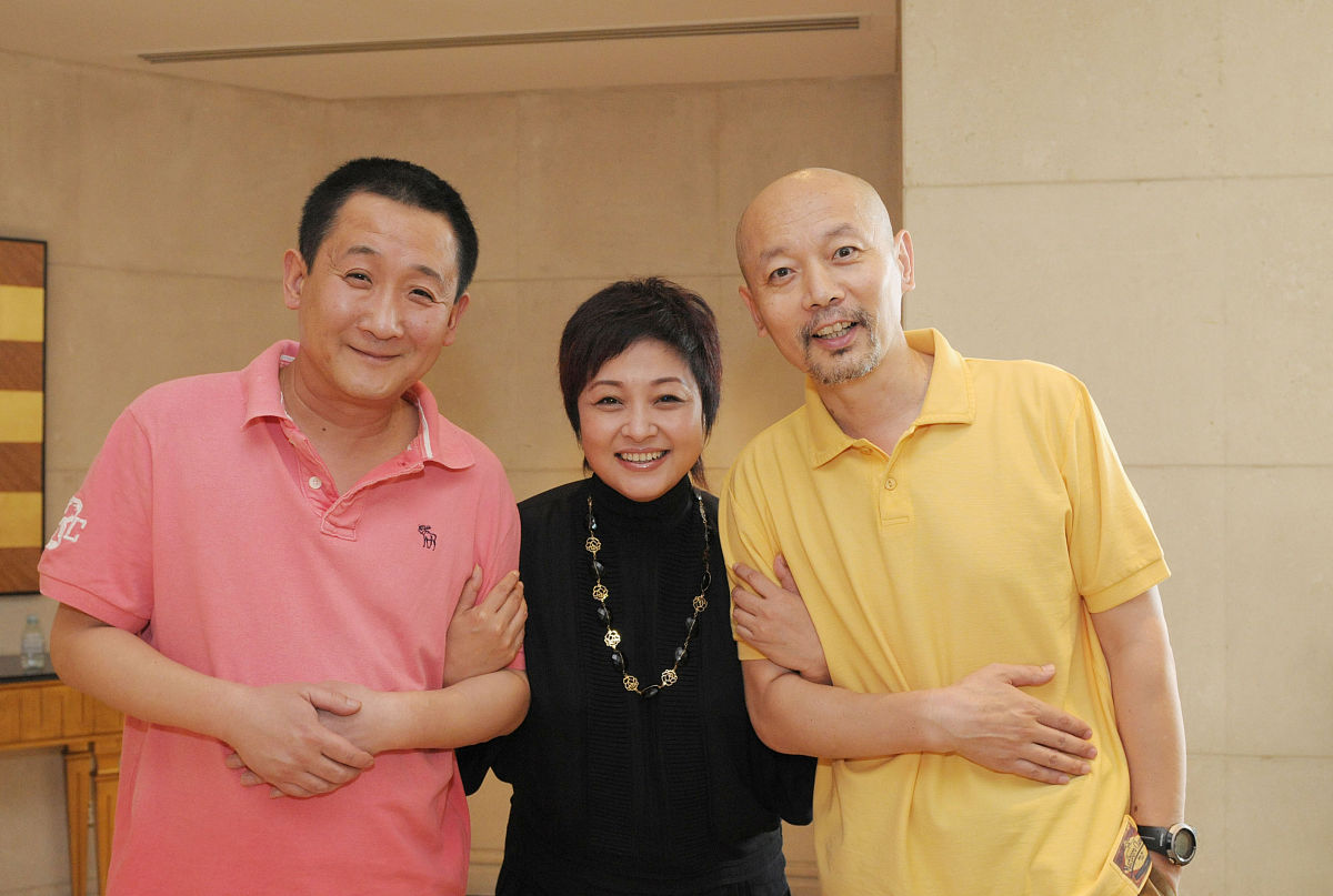 2009年7月1日,北京,电影《气喘吁吁》海报揭幕及官网启动仪式正式举办