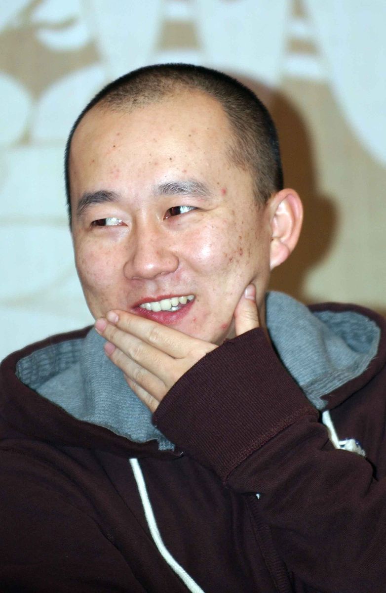 2009年11月18日,广州,《熊猫大侠》新闻发布会.1李晓川+++_+++熊猫大